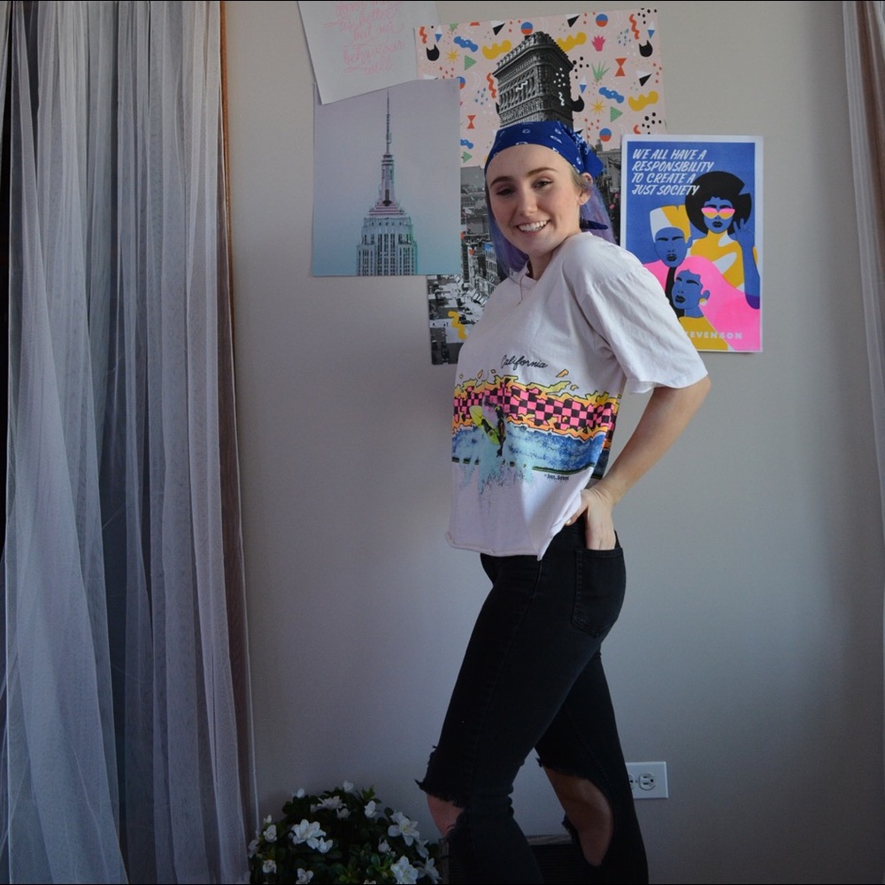 Vintage Cropped T-shirt